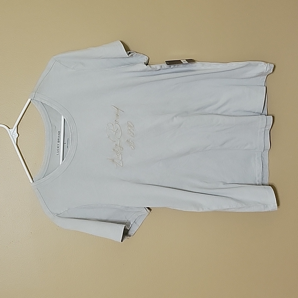 Lucky Brand women's short sleeve t shirt, size L